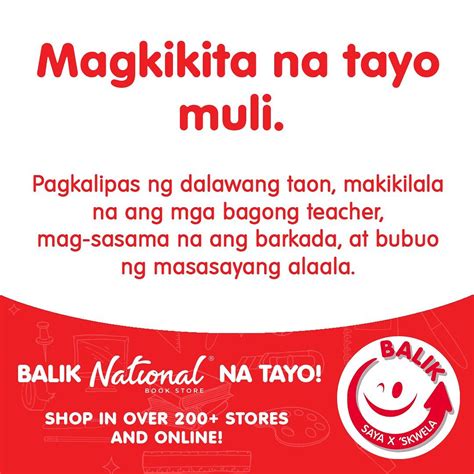 Balik saya, balik skwela na sa .